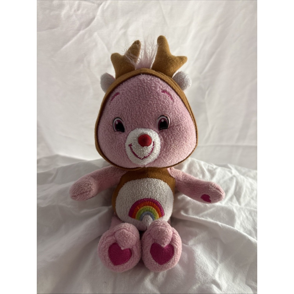 Care Bears Holiday Friends Cheer Bear Play Along Toys reindeer Christmas new